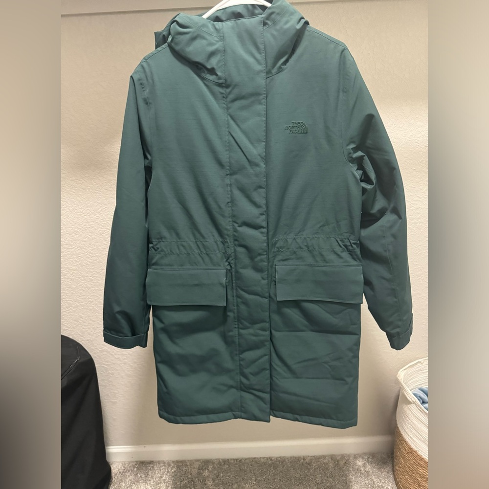 North Face Long down insulated jacket